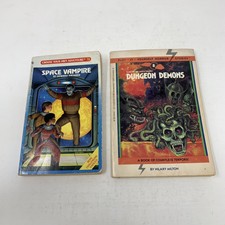 Space Vampire CYA 71 Dungeon Demons 8 Choose Your Own Adventure Horror PB