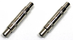 (2) Zwei Original REAN von NEUTRIK NYS238 Stereo 1/4" Klinke Buchse zu Buchse Kupplung - Bild 1 von 4