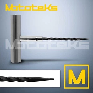 Herramienta de reparación de neumáticos con mango en T de metal con aguja de sonda en espiral - Imagen 1 de 1