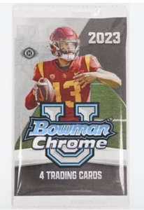 2023 Bowman Chrome University Football Hobby Pack - Quantity Available! - Picture 1 of 1