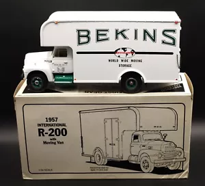 First Gear 57 1957 International R-200 Moving Van Bekins Company 19-1203 1:34 - Picture 1 of 4
