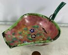 Antique Chinese Cloisonne on Brass Scoop Shovel