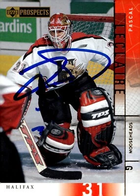 Pascal LeClaire - Signed 2000-01 Upper Deck CHL Prospects Card #79 - Image 1 of 2