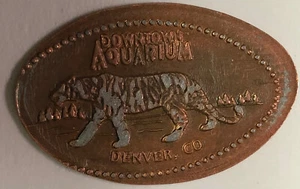 Downtown Aquarium Denver Colorado Penny pressato souvenir allungato PP5 - Foto 1 di 1