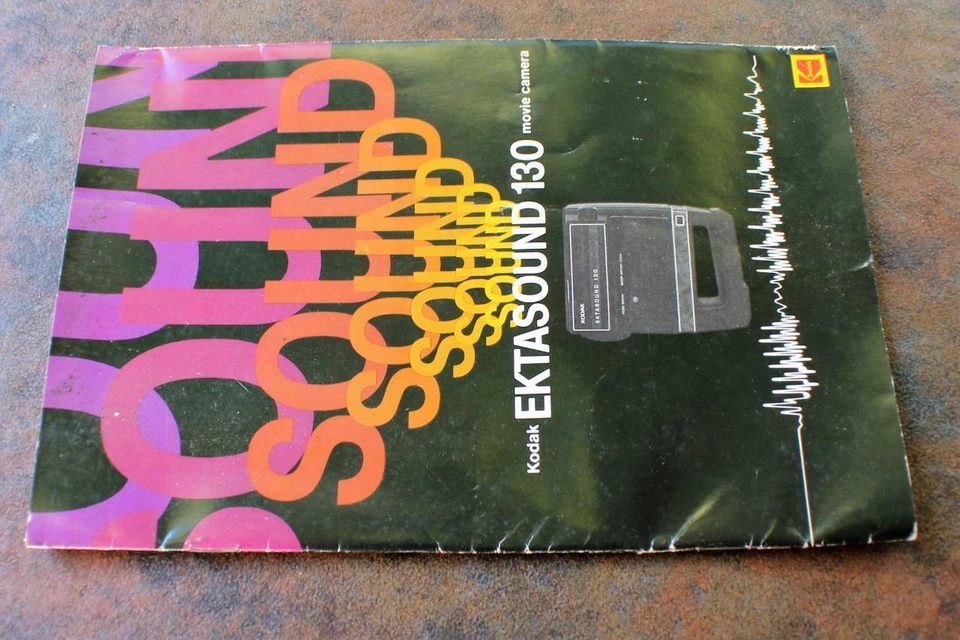 Kodak Ektasound 130 Movie Camera User’s Manual - Image 1 of 1