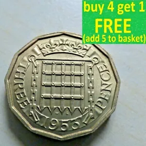 Elizabeth II Threepence Choice of Dates 1953 - 1971 Pick Your Own Choose - Picture 1 of 27