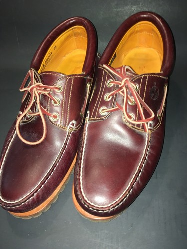 Nuove scarpe classiche a tre occhi Timberland da uomo 13 m in pelle