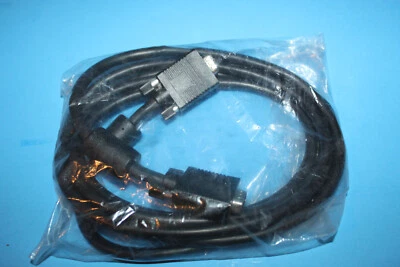Cable de monitor negro SGI Silicon Graphics HD15 a HD15 Foto 1 de 4