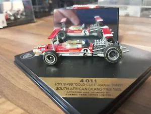 QUARZO - LOTUS 49B JOCHEN RINDT GP SUDAFRICANO 1969 SCALA 1:43 4011 - Foto 1 di 8