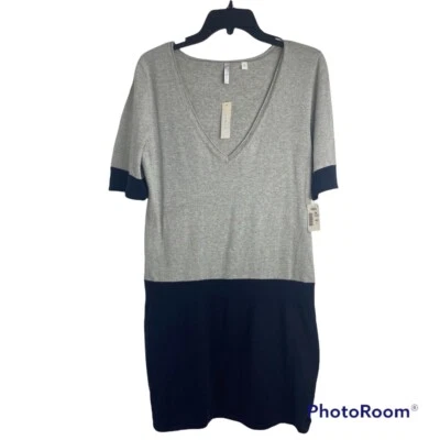 Vestido IIsli vee mini vestido talla L gris, azul y plata nuevo con etiquetas Foto 1 de 4