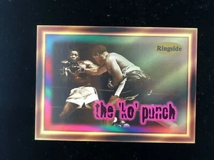1996 Ringside Boxing Fight Card #F4 The K.O. Punch Floyd Patterson Archie Moore - Foto 1 di 2