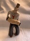 1950'S Art Deco Sailor Decanter Playing An Accordian...Survived A Fire