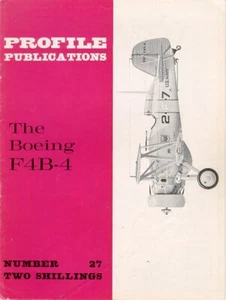 AIRCRAFT PROFILE 27 BOEING F4B-4 USN VF USMC VB VJ USAAC P-12 BIPLANE FIGHTER - Imagen 1 de 3