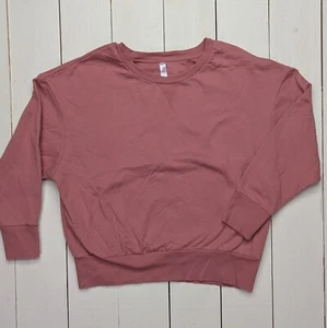 Xhilaration Women's XL Pullover Mauve Sweatshirt, 60% Cotton, Lightly Used - Picture 1 of 8