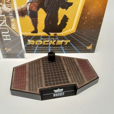 Hot toys MMS252 Rocket GOTG Vol. one action figure's 1/6 base Only- Must Read!  - Image 1 of 4