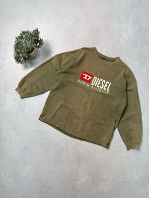 Sudadera De Colección Diesel Y2K Logo Grande Desteñida Talla M Foto 1 de 4