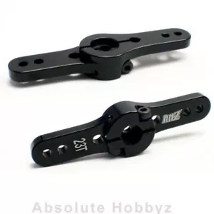 AHZ Aluminio Ajustable Negro Servo Cuerno Doble Brazo Airtronics / JR (23T) - Imagen 1 de 1