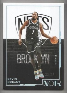 2021-22 Panini Noir Basketball Holo Silver #129 Kevin Durant I 33/35