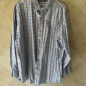 Camisa Daniel Cremieux Rosa Blanca y Azul Colección Firma XL - Imagen 1 de 3