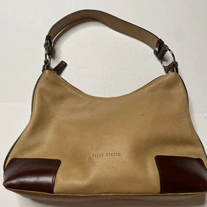 Bolso de hombro Wilsons de cuero Pelle Studio marrón tostado - Imagen 1 de 6