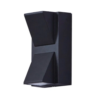 6W LED Wall Lamp Outdoor Wall Light K Shape Black Porch Wall Sconce Light - Image 1 of 4