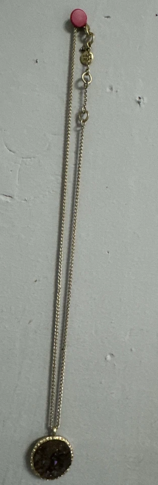 Sigrid Olsen Colgante Collar Tono Oro Piedra Roja 18” Foto 1 de 4