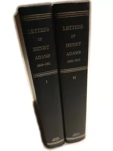 Briefe von HENRY ADAMS 2 BÄNDE 1858-1891 + 1893-1918 Kraus Nachdruck 1969 HB Sehr guter Zustand - Bild 1 von 8