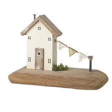 Heaven Sends Rustic Wooden House with Garland Ornament Nautical Home Accessory