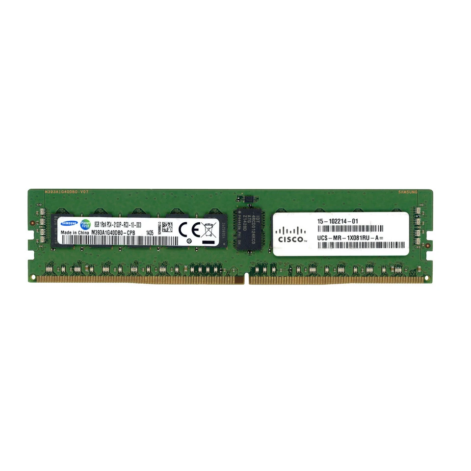 Server RAM Module Cisco 15-102214-01 M393A1G40DB0-CPB 8GB DDR4 2133MHz ECC - Image 1 of 1