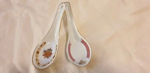 Reislöffel 2 Stück Porzellan asiatisch - Bild 1 von 2