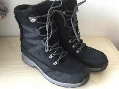 Woolrich Laurel Highlands Negro Invierno Cuero Botas de Senderismo 9.5, Usado solo dos veces Foto 1 de 4