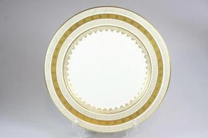 VINTAGE KYNELEY ENGLAND GOLD GILDED DINNER PLATE - Bild 1 von 5
