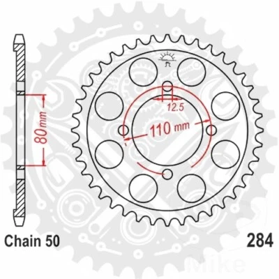 Nuevo piñón trasero JT 37/530 para Honda CB 650 C personalizado Foto 1 de 4