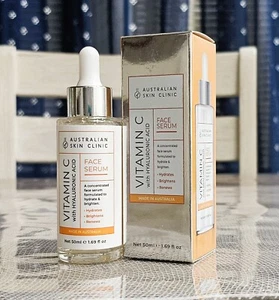 Australian Skin Clinic Face Serum Vitamin C & Hyaluronic Acid 1.69 fl oz - Picture 1 of 8