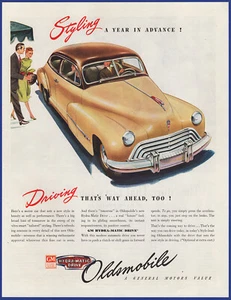 Vintage 1946 OLDSMOBILE Hydra-Matic Drive Automobile Car 1940's Print Ad - Picture 1 of 1