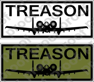 PEGATINA USAF A10 TRAICIÓN - Imagen 1 de 1