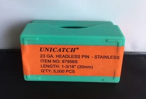 Unicatch 23 Gauge Headless Pins 1-3/16"/30mm 5000 for Grex, Porter Cable, DeWalt - Picture 1 of 1