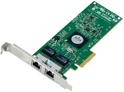 Netzwerk HP 458491-001 NC382T 1Gbps PCI-Ex4 LP 2-PORT GIGABIT STANDARD PROFIL - Bild 1 von 2