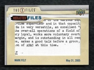 2019 Upper Deck X-Files UFOs and Aliens Redacted Files RF1- RF27  You Pick 