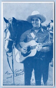 Arcade Card Gene Autry Sing Cowboy Western Cowboy Star - Picture 1 of 2