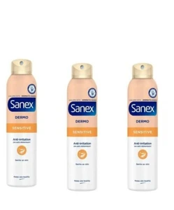 3 x 250ml Sanex Dermo Sensitive Spray 24h Anti-Perspirant Deodorant - Picture 1 of 1