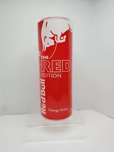 Red Bull The Red Edition Acrylic Can Store Display Paper Weight Advertisement - Picture 1 of 9