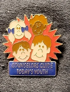 Prendedor vintage de la juventud de hoy de Counselors Guide (150FLA) - Imagen 1 de 3