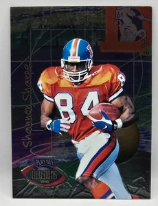 1996 Playoff Illusions Shannon Sharpe HOF Base Card (Denver Broncos) #20 - Picture 1 of 2