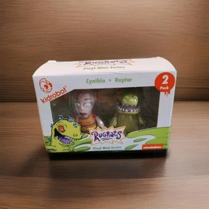 NEW 3" Rugrats Cynthia & Reptar 2 pack Nickelodeon Vinyl Figures KidRobot - Picture 1 of 6