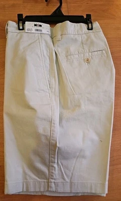 Joseph Abboud Shorts Men 38 Stone Flat Front Chino New - Image 1 of 4