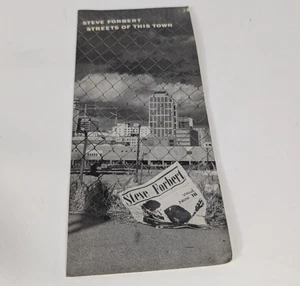 Steve Forbert Streets of This Town Mappa Promozionale Geffen Records - Foto 1 di 3