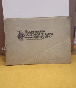 RARE "Illustrated Lexington Kentucky" Pictorial Book - 1919 Transylvania Pub. Co - Imagen 1 de 18