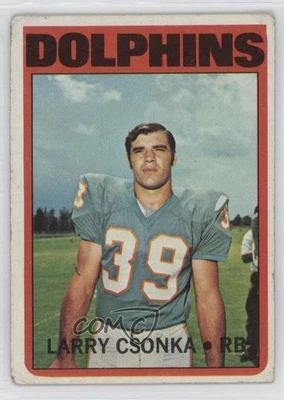 1972 Topps Larry Csonka #140 HOF - Image 1 of 2