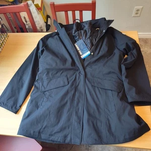 Lands End Jacket Black Large - Picture 1 of 4